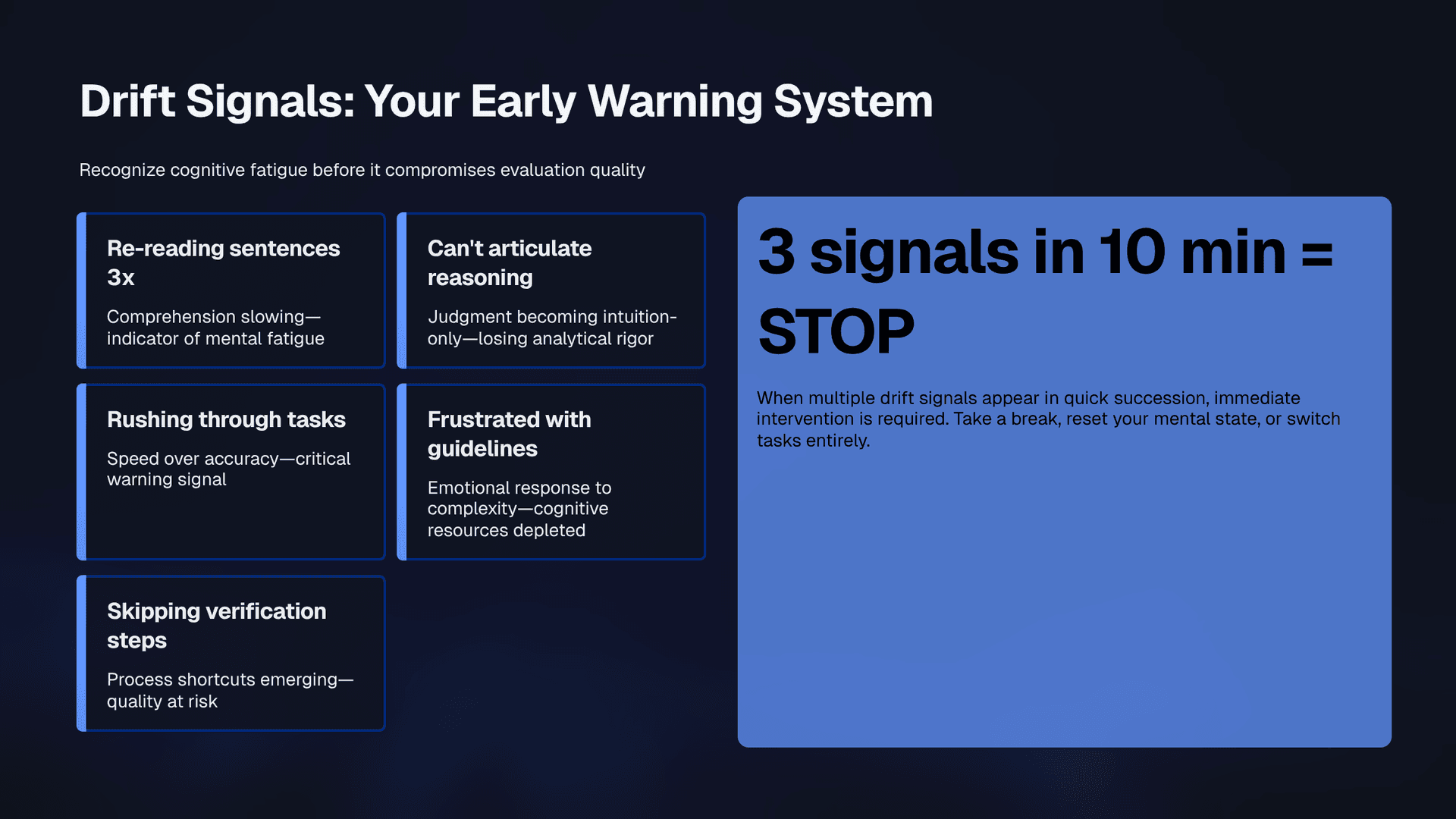 Drift Signals: Your Early Warning System